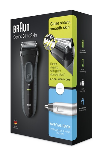 BRAUN aparat za brijanje 3000VS + trimer EN 10