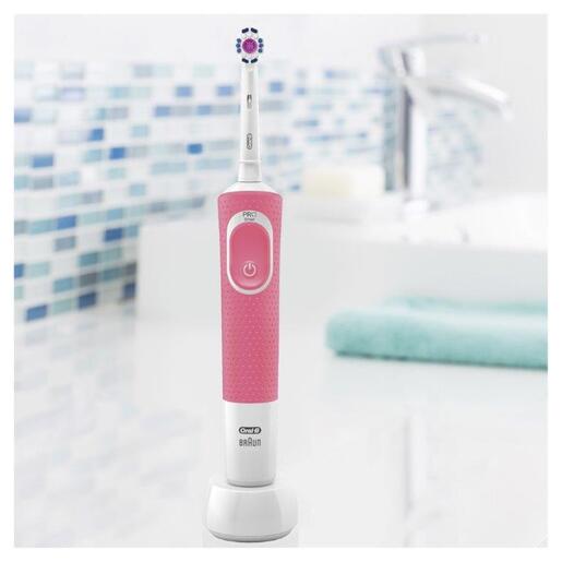 Oral-B električna četkica D100 VITALITY 3DW PINK