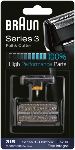 BRAUN rezervna mrežica  31B Combipack (5000/6000 crna)