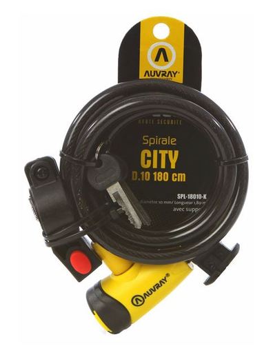 AUVRAY lokot na ključ SPIRALE CITY 150cm D.10