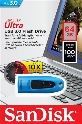 USB memorija Sandisk Ultra Ultra USB 3.0 Blue 64GB