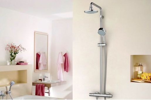 GROHE TEMPESTA NEW COSMOPOLITAN 27922000 termostatski nadzidni tuš sistem
