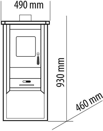 Terma kamin Magma  8-9KW