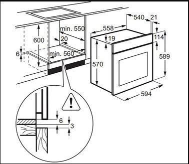 Electrolux pećnica EOB2100COX