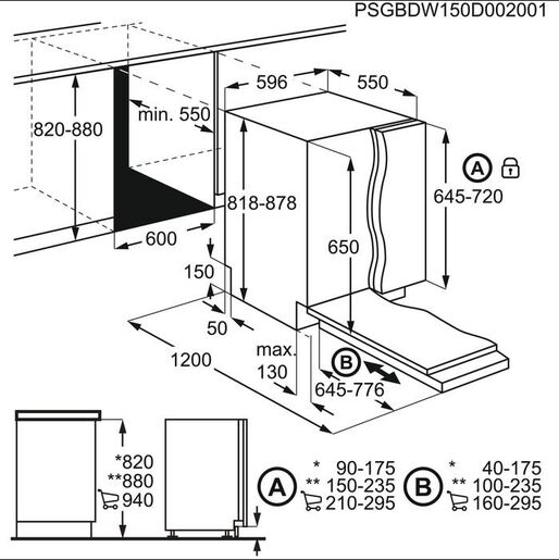 Electrolux perilica posuđa EEA17100L