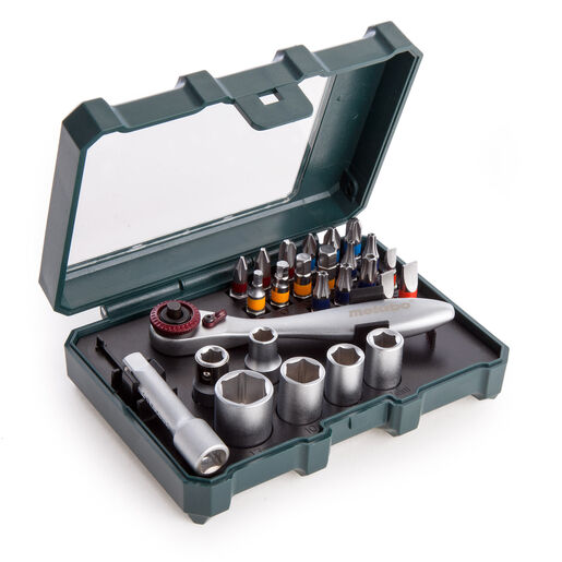 METABO 26-djelni set bitova, ključeva + račna