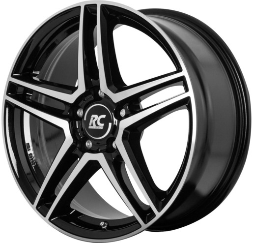Aluminijski naplatak RC Design RC D17 6,5x16 5/112 ET49 D4 Crno Polirana/Schwarz Glanz Voll-Poliert - EAN kod 4250996324604