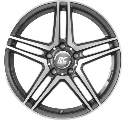 Aluminijski naplatak RC Design RC D17 6,5x16 5/112 ET44 D4 Himalaya Grey Voll Poliert - EAN kod 4250996324567