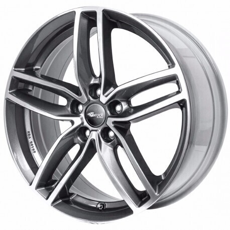 Aluminijski naplatak RC Design RC29 8x18 5/108 ET45 W1 HGVP (Himalaya Grey Voll Poliert) - EAN kod 4250996304125