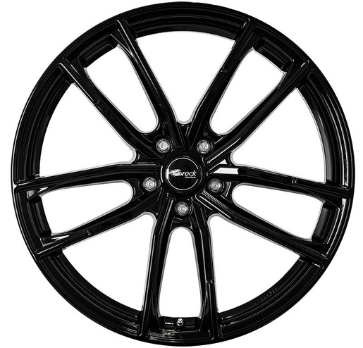 Aluminijski naplatak Brock B38 8x18 5/112 ET45 D3 Crna lakirana/Schwarz glanz - EAN kod 4250996317477