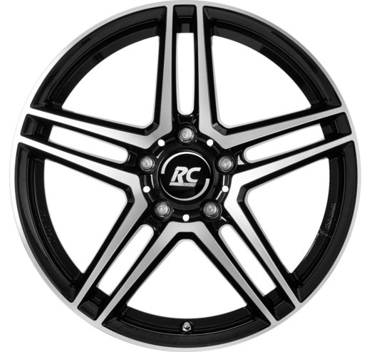 Aluminijski naplatak RC Design RC D17 6,5x16 5/112 ET44 D4 Crno Polirana/Schwarz Glanz Voll-Poliert - EAN kod 4250996324550