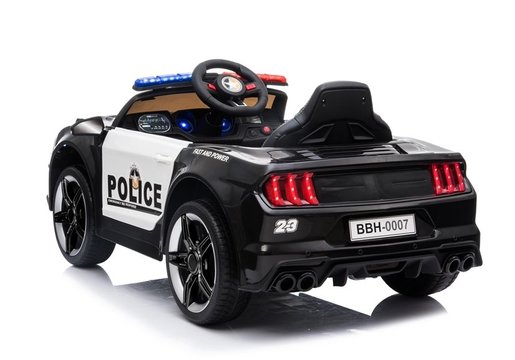 Automobil na akumulator BBH-0007 policija crni