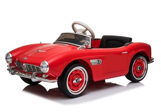 Licencirani automobil na akumulator BMW Retro crveni lakirani