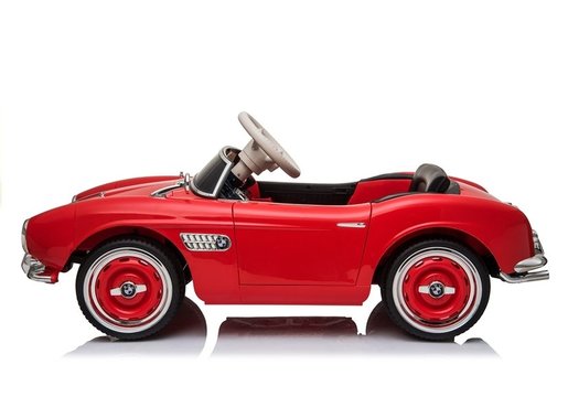 Licencirani automobil na akumulator BMW Retro crveni lakirani