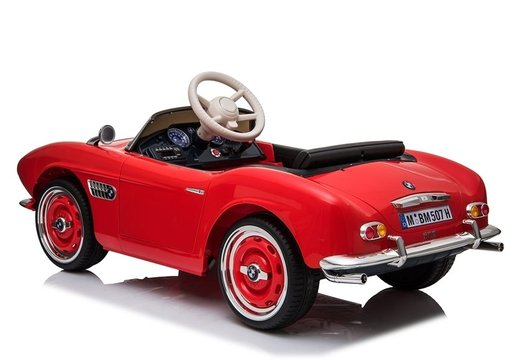Licencirani automobil na akumulator BMW Retro crveni lakirani