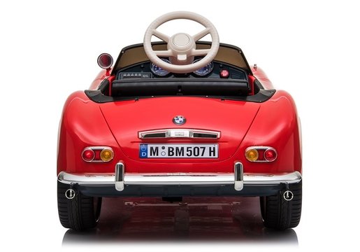 Licencirani automobil na akumulator BMW Retro crveni lakirani