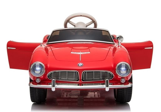 Licencirani automobil na akumulator BMW Retro crveni lakirani