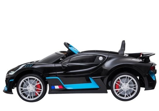 Licencirani automobil na akumulator Bugatti Divo crni lakirani