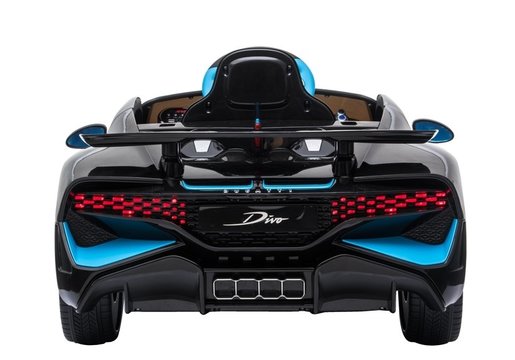 Licencirani automobil na akumulator Bugatti Divo crni lakirani