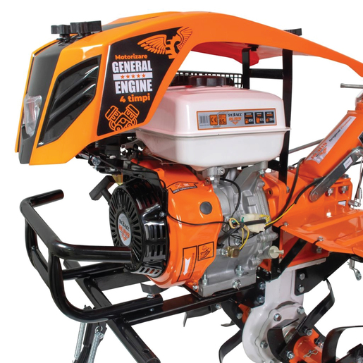 RURIS motorna kopačica 913ACC - 13 KS (gumeni kotači,noževi-freza,metalni kotači,plug okretni)