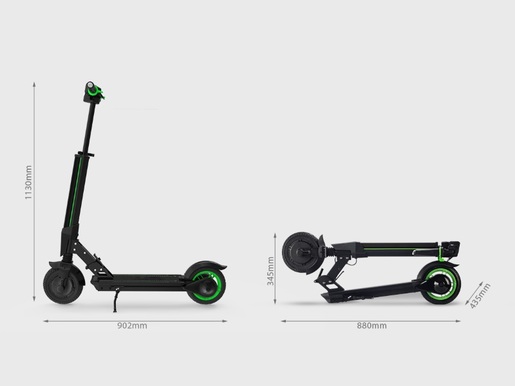 MANTA električni romobil KATANA, 8", do 100kg