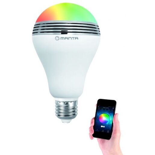 Manta disco LED žarulja, BT upravljanje preko mobitela, zvučnik DLB002