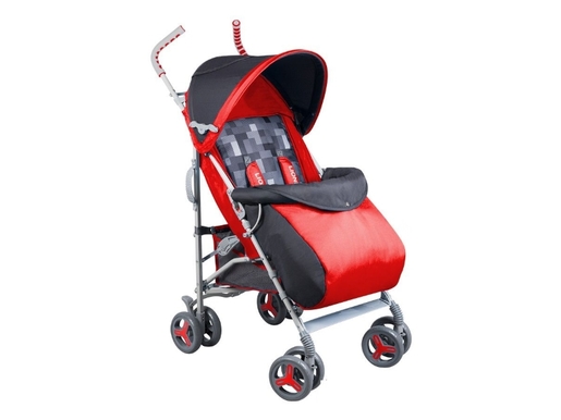 Lionelo dječja kolica ELIA crvena + zaštita od kiše, komaraca, prekrivač za noge