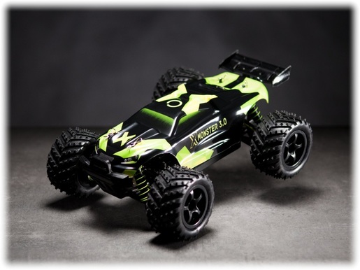 Overmax auto na daljinsko upravljanje, 45km/h, 4x4, ovjes, domet 100m, 27*20cm