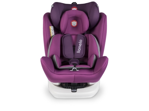 Lionelo autosjedalica Bastiaan, 360st ISOFIX, 0-36Kg, ljubičasta