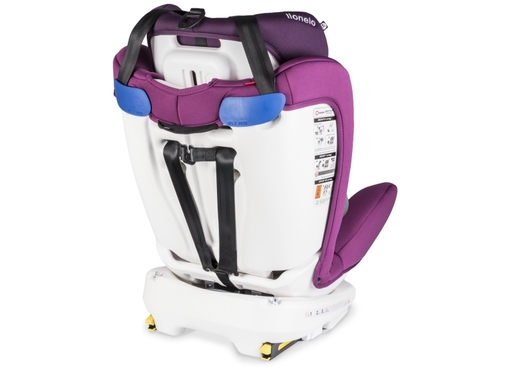Lionelo autosjedalica Bastiaan, 360st ISOFIX, 0-36Kg, ljubičasta
