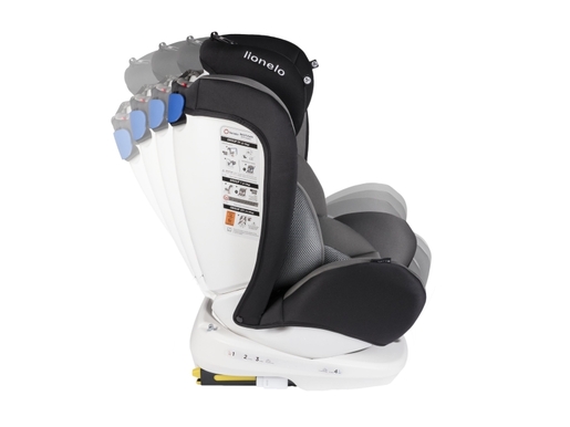 Lionelo autosjedalica Bastiaan, 360st ISOFIX, 0-36Kg, crvena