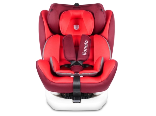 Lionelo autosjedalica Bastiaan, 360st ISOFIX, 0-36Kg, crvena