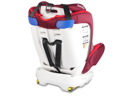 Lionelo autosjedalica Bastiaan, 360st ISOFIX, 0-36Kg, crvena