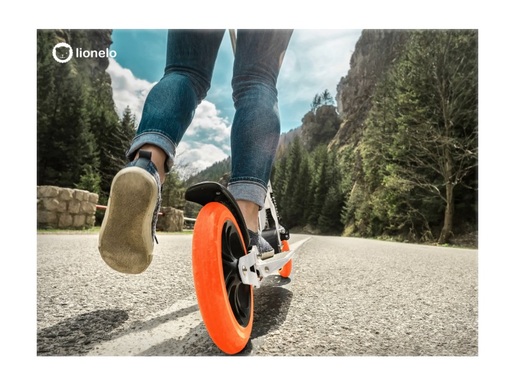 Lionelo romobil Luca, nosivost do 100Kg, za djecu i odrasle, bijeli