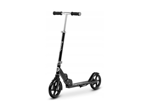 Lionelo romobil Luca, nosivost do 100Kg, za djecu i odrasle, crni