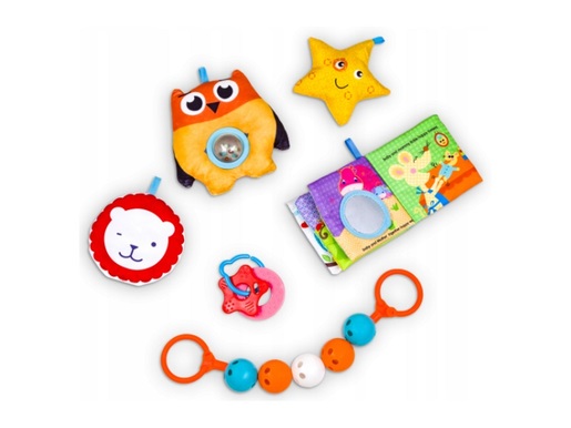 Lionelo dječja podloga za igru - edukativni madrac + dvorac s igračkama Agnes