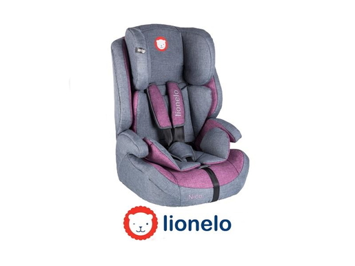 Lionelo autosjedalica Nico, odvojivi booster, ljubičasta