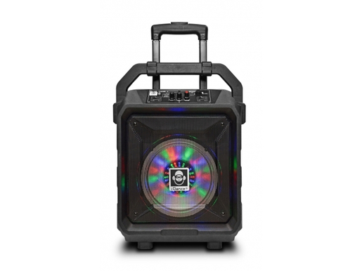 iDance karaoke Blue Tank 1, 100W,  BT, disco LED, FM, baterija, mikrof, kotačići