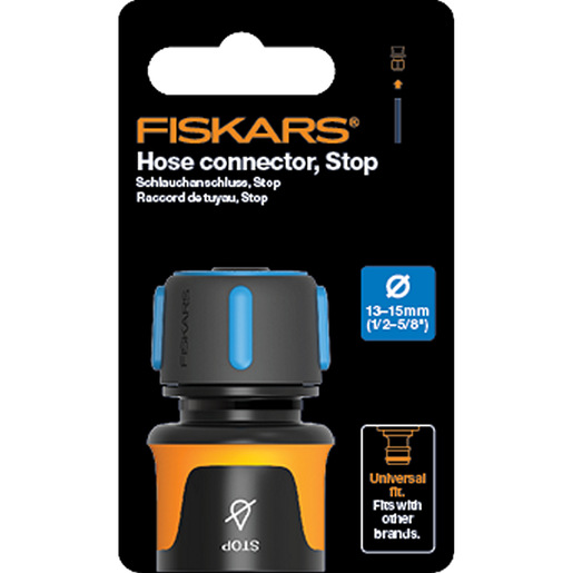 FISKARS spoj za crijevo STOP 13-15mm(1/2-5/8") pištolj