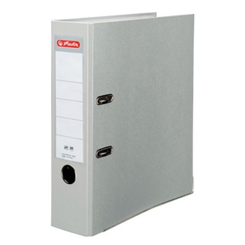 Herlitz registrator samostojeći, a4 8cm, sivi