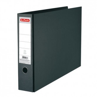 Registrator samostojeći A3, položeni, 7,5 cm, maX.file, crni, Herlitz