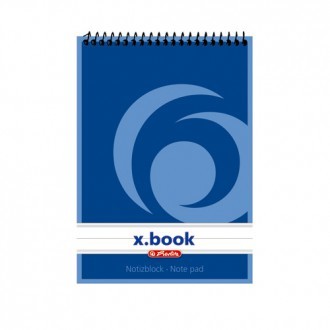 Blok za bilješke A6 50 listova, diktando, spirala gore, Herlitz