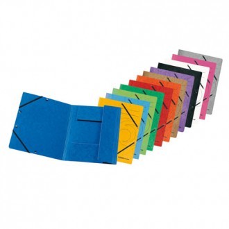 Fascikl prešpan s klapnom i gumicom, A4, ljubičasti, Herlitz