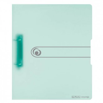 Mapa uložna A4 s 2D ringa, fi 25 mm, hrbat 40 mm, Herlitz Easy orga to go Pastels, mint zelena