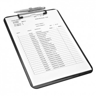 PLOČA POD.A4 WEDO SA DRŽ.ZA OL.CR.