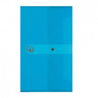 Kuverta s dugmetom, 225x130 mm, polipropilen, svijetloplava, Herlitz Easy orga to go