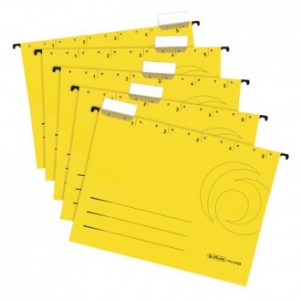 Mapa viseća V, 5/1, žuta, Herlitz