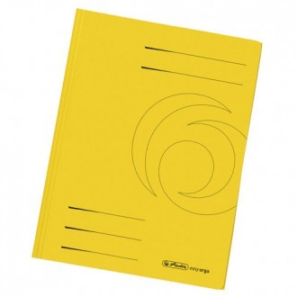 Fascikl prešpan klapna, Herlitz, žuti