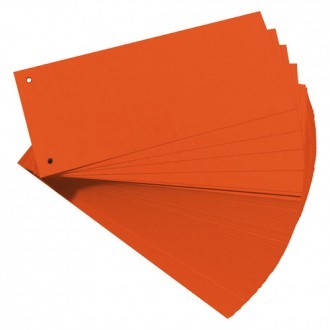 Pregrada kartonska 105 x 242 mm, 100/1, narančasta, Herlitz