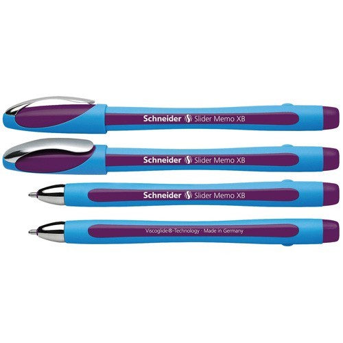 Schneider Slider Memo XB, ljubičasta kemijska olovka